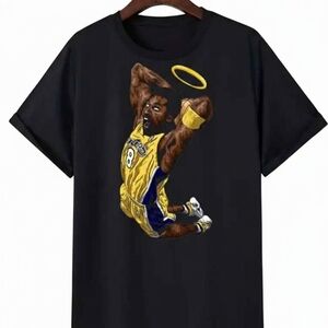 Insane Eyes Kobe Bryant Black Graphic Men's T-Shirt BRAND NEW!!